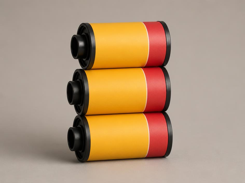 Kodak Portra film rolls